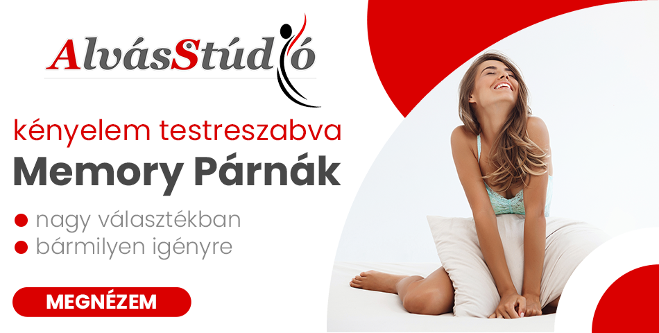 Alvásstúdió memory párnák nagy választékban, bármilyen igényre