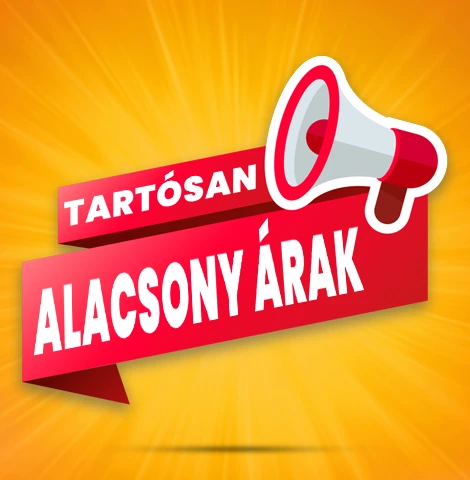 Tartósan alacsony áras termékek
