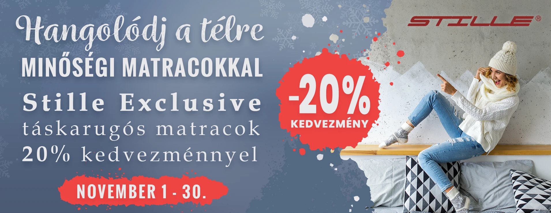 Exclusive Lux táskarugós matrac akció