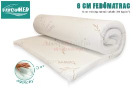   6 cm masszív memory fedőréteg - 60 kg/m3 80x200 Aloe Vera 