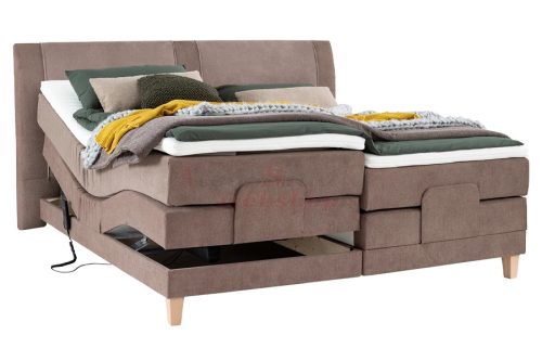 Ada - Nordstar boxspring ágy motorikusan állítható bonellrugós ágyalappal 160x200 (5-ös szövetcsoport)