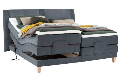 Ada - Nordstar boxspring ágy motorikusan állítható táskarugós ágyalappal 160x200 (5-ös szövetcsoport)