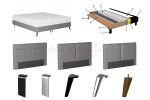 Ada - Isera Box kárpitos boxspring ágykeret 100x200 (5-ös szövetcsoport)