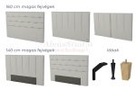Ada - Wange W60 táskarugós boxspring ágy 160 cm magas fejvéggel 160x200 (5-ös szövetcsoport)
