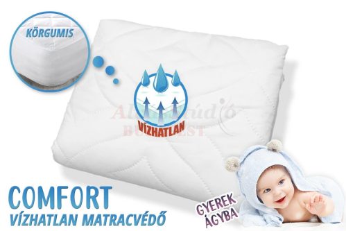 AlvásStúdió Comfort vízhatlan gyerek matracvédő (körgumis) 60x120 