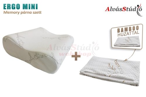 AlvásStúdió Ergo Mini memory párna szett - Bamboo huzattal
