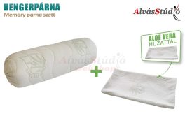   AlvásStúdió memory hengerpárna szett - Aloe Vera huzattal