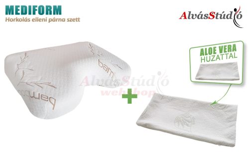 AlvásStúdió Mediform memory párna szett - Aloe Vera huzattal