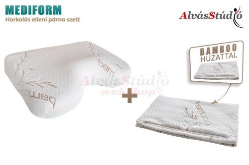 AlvásStúdió Mediform memory párna szett - Bamboo huzattal