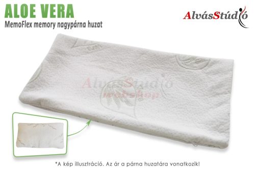 AlvásStúdió MemoFlex nagypárna huzat - Aloe Vera 