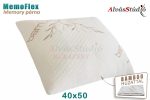 AlvásStúdió MemoFlex memory kispárna 40x50 szabályozható töltettel - Bamboo huzattal