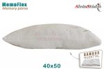 AlvásStúdió MemoFlex memory kispárna 40x50 szabályozható töltettel - Bamboo huzattal