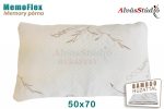 AlvásStúdió MemoFlex memory félpárna 50x70 szabályozható töltettel - Bamboo huzattal