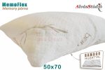 AlvásStúdió MemoFlex memory félpárna 50x70 szabályozható töltettel - Bamboo huzattal