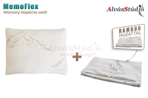 AlvásStúdió MemoFlex memory kispárna szett - Bamboo huzattal
