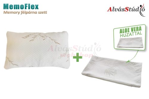 AlvásStúdió MemoFlex memory félpárna szett - Aloe Vera huzattal