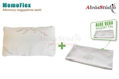 AlvásStúdió MemoFlex memory nagypárna szett - Aloe Vera huzattal