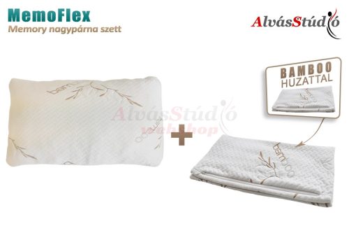 AlvásStúdió MemoFlex memory nagypárna szett - Bamboo huzattal