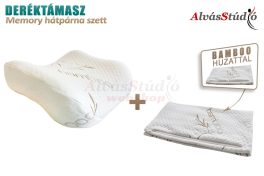   AlvásStúdió memory deréktámasz hátpárna szett - Bamboo huzattal