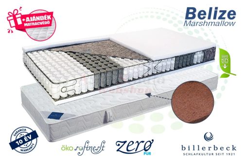 Belize Marshmallow táskarugós matrac kókusz kényelmi réteggel 80x200 (Billerbeck)