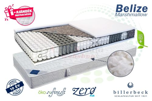 Belize Marshmallow táskarugós matrac toll kényelmi réteggel 80x200 (Billerbeck)