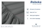 Billerbeck Rebeka Jersey gumis lepedő Bocskorszíj 90-100x200 cm