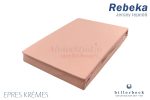 Billerbeck Rebeka Jersey gumis lepedő Epres krémes 90-100x200 cm