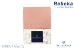 Billerbeck Rebeka Jersey gumis lepedő Epres krémes 90-100x200 cm