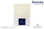 Billerbeck Rebeka Jersey gumis lepedő Panna Cotta 90-100x200 cm
