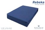 Billerbeck Rebeka Jersey gumis lepedő Szilvahab 90-100x200 cm