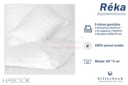   Billerbeck Réka 5 részes pamut-szatén ágyneműhuzat - Habcsók