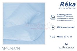   Billerbeck Réka 5 részes pamut-szatén ágyneműhuzat - Macaron
