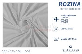 Billerbeck Rozina pamut lepedő - Mákos mousse 170x275 cm
