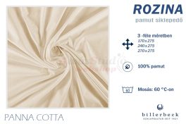 Billerbeck Rozina pamut lepedő - Panna Cotta 170x275 cm