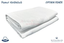 Optikai Fehér pamut törölköző XXL 100x150 (Billerbeck)