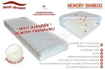 Best Dream Memory Bamboo matrac 150x200 cm - ajándék memory párnával