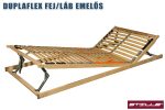 DuplaFlex Fej/Láb emelős ágyrács 80x200