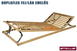 DuplaFlex Fej/Láb emelős ágyrács 80x200