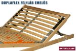 DuplaFlex Fej/Láb emelős ágyrács 80x200