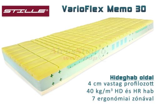 Stille VarioFlex Memo 30 memory matrac 80x200 3D Tencel