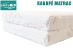 Kettényitható memory matrac kanapéágyhoz 80x200 AloeVera huzattal