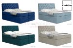 Toscana boxspring szövet ágy 140x200