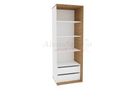   Manhattan 3 polcos, 2 fiókos jobboldali gardróbszekrény elem (60 cm)