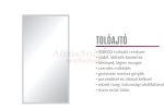 Teli tükör tolóajtó Manhattan gardróbszekrényhez (60 cm)