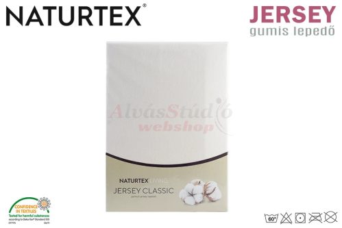 Naturtex vanília Jersey gumis lepedő 80-100x200 cm