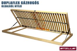 Oldalról nyíló gázrugós ágyrács 80x200