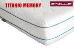Stille Titanio Memory táskarugós matrac 80x200