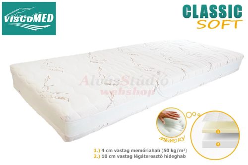 ViscoMed Classic SOFT memory matrac 80x200 steppelt aloevera