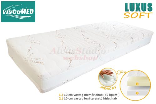 ViscoMed Luxus SOFT memory matrac 80x200 steppelt aloevera