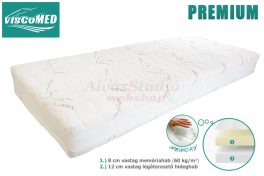ViscoMed Premium memory matrac 80x200 steppelt aloevera